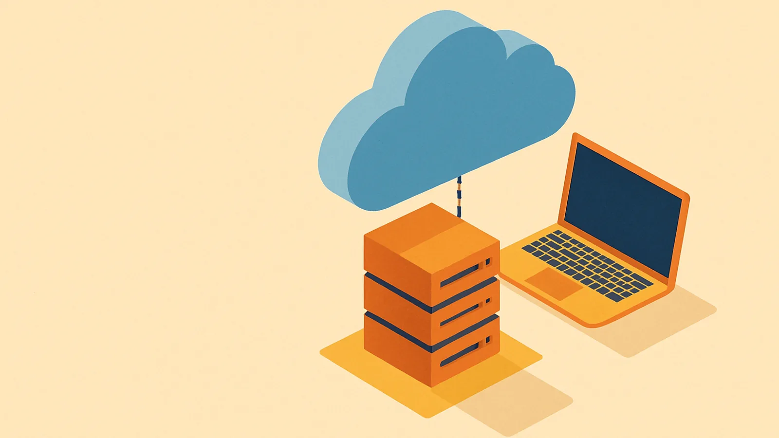 Illustration sur le thème: Cloud Computing